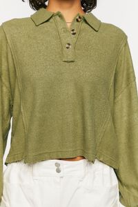 OLIVE Drop-Sleeve Polo Shirt, image 5