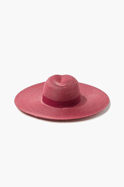 ROSE/ROSE Faux Straw Panama Hat, image 1