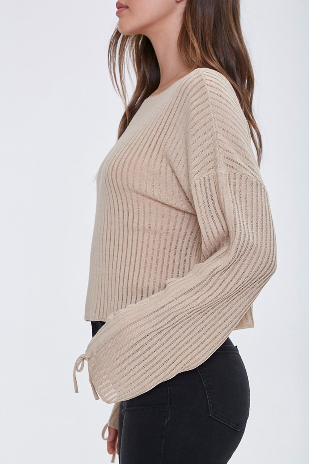 TAUPE Shadow-Striped Sweater, image 2