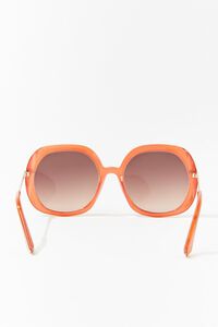 RUST/BROWN Square Tinted Sunglasses, image 4