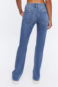 MEDIUM DENIM Low-Rise Bootcut Jeans, image 4