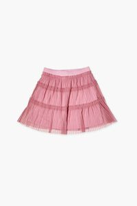 MAUVE Girls Tiered Mesh Skirt (Kids), image 2