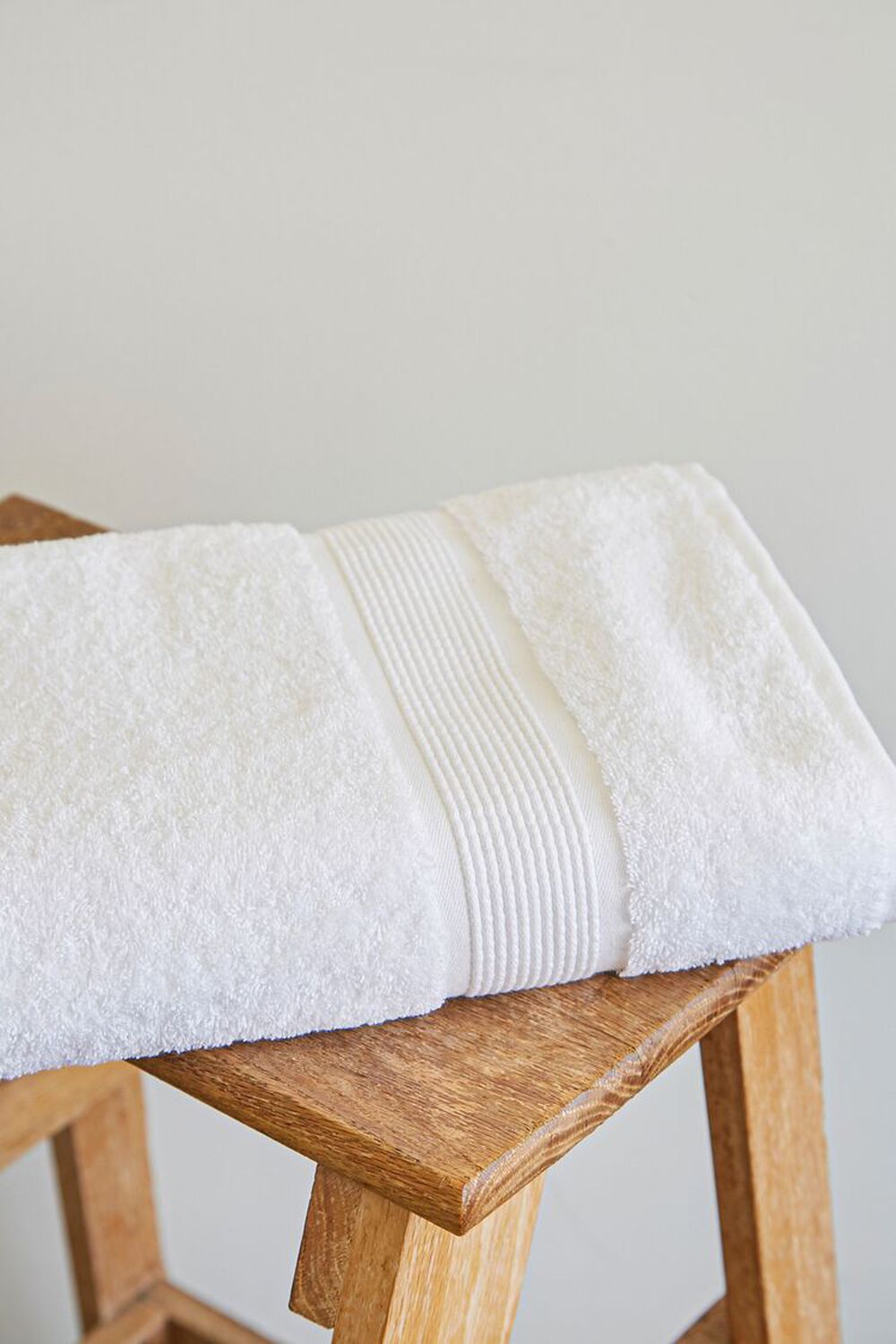 WHITE Organically Grown Cotton Towel, image 1