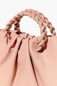 PINK Twisted Faux Leather Crossbody Bag, image 5