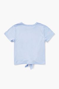 BLUE Girls Knotted-Front Tee (Kids), image 2