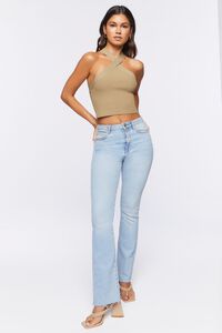 CAPPUCCINO Sweater-Knit Crop Top, image 4