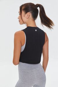 BLACK/MULTI Active Empower Graphic Muscle Tee, image 3