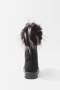 Faux Fur-Trim Ankle Booties, image 2