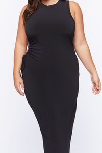 BLACK Plus Size Cutout Midi Dress, image 5