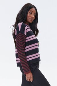 GREEN/MULTI Reworked Striped Sweater, image 2