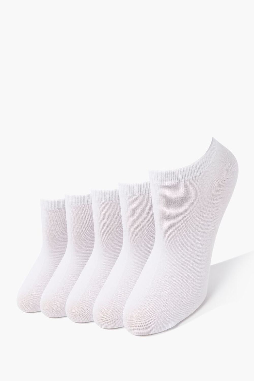 WHITE Ankle Socks - 5 Pack, image 1