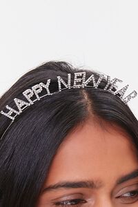 SILVER Happy New Year Headband, image 2