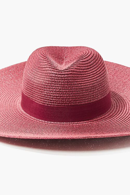 ROSE/ROSE Faux Straw Panama Hat, image 4