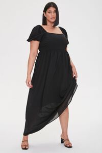BLACK Plus Size Cutout-Back Maxi Dress, image 2