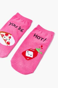 PINK/MULTI Youre Hot Ankle Socks, image 2