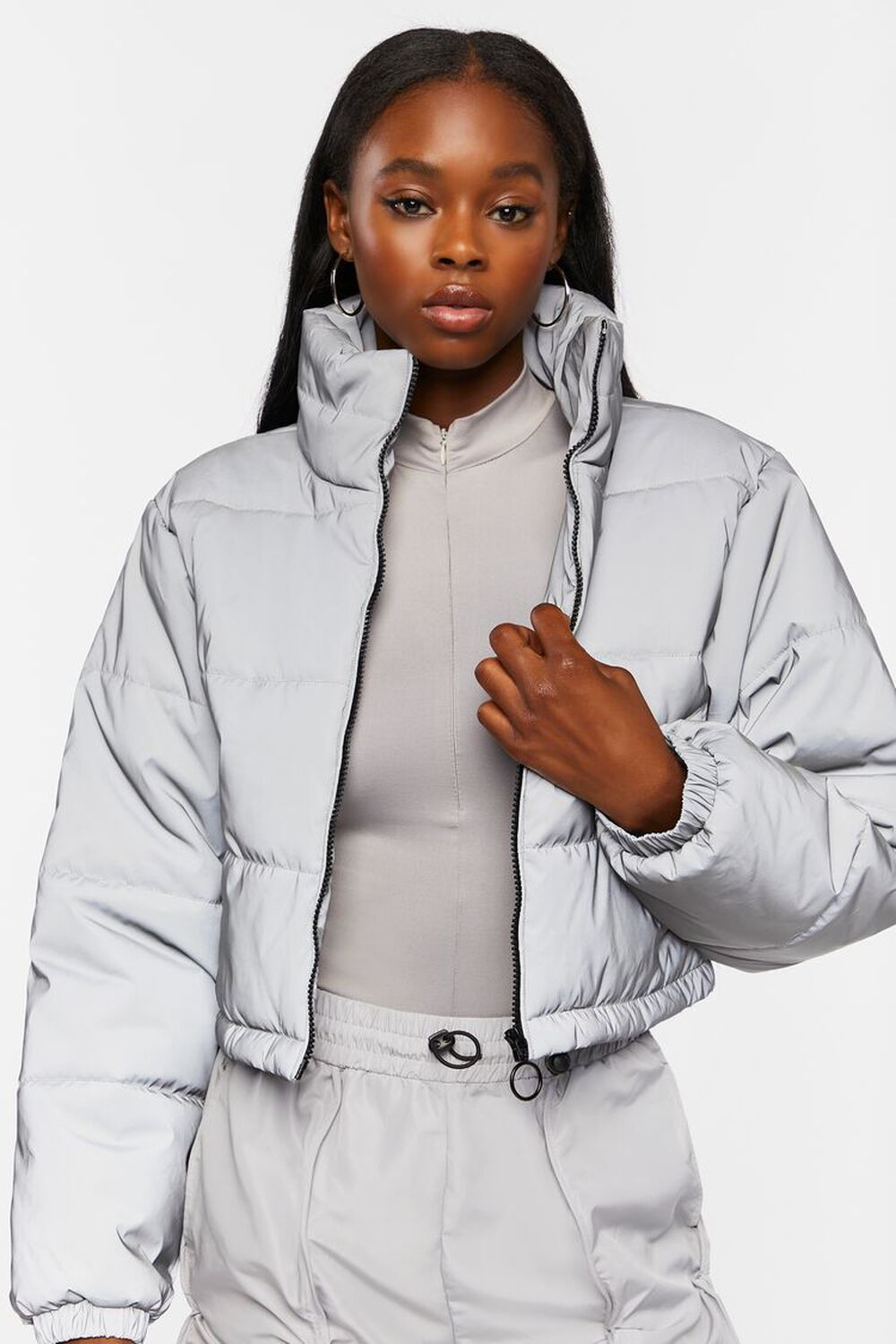 2021 Fashion Cropped Reflective Winter Jacket Women Reflective Puffer  Jacket Women Bubble Coat For Women - Buy Reflective Womens Winter  Jackets,2021