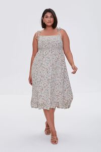 SAGE/MULTI Plus Size Floral Print Dress, image 4