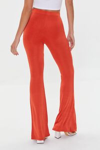 POMPEIAN RED  Slinky High-Rise Flare Pants, image 4