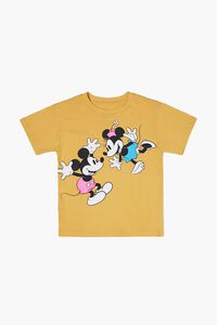 MUSTARD/MULTI Kids Mickey & Minnie Mouse Tee (Boys + Girls), image 1