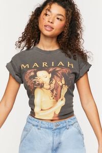 CHARCOAL/MULTI Mariah Carey Graphic Tee, image 1