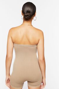 TAUPE Seamless Strapless Romper, image 3