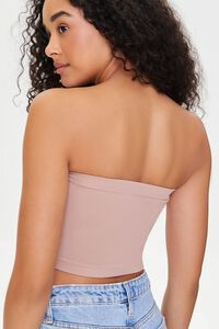 TAUPE Seamless Ribbed Bralette, image 3