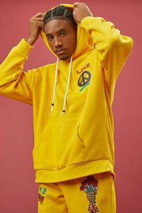 YELLOW/MULTI Ron Bass For The Culture Hoodie, image 1