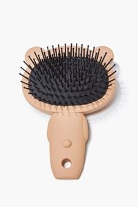 BROWN/MULTI Teddy Bear Graphic Hair Brush, image 3