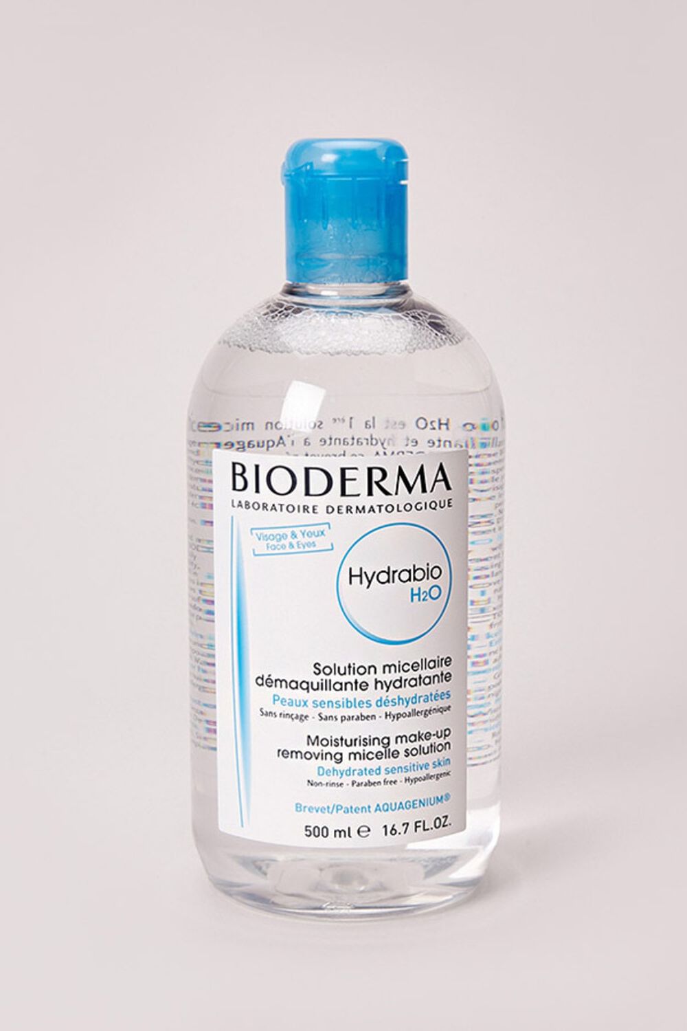 BLUE Bioderma Hydrabio H2O 500ml, image 1