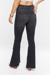 WASHED BLACK Mid-Rise Flare Jeans, image 5