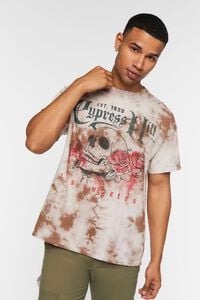 MOCHA/MULTI Cypress Hill Tie-Dye Graphic Tee, image 1