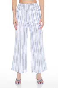 BLUE/MULTI Striped Wide-Leg Pants, image 4