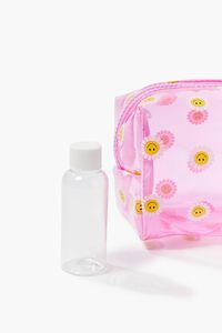 PINK/MULTI Happy Face Floral Print Bag, image 4