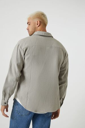 Corduroy Drop-Sleeve Shirt