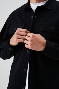 BLACK Drop-Sleeve Button Jacket, image 5