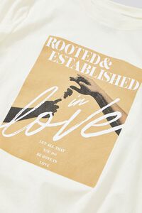 CREAM/MULTI Rooted & Established In Love Graphic Tee, image 3