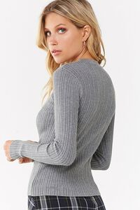 Ribbed Round Neck Sweater, image 4