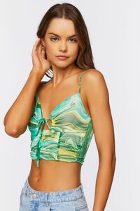 Abstract Print Cropped Cami, image 3
