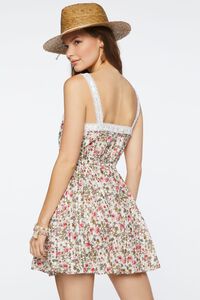 GREY/MULTI Floral Print Bow Dress, image 3