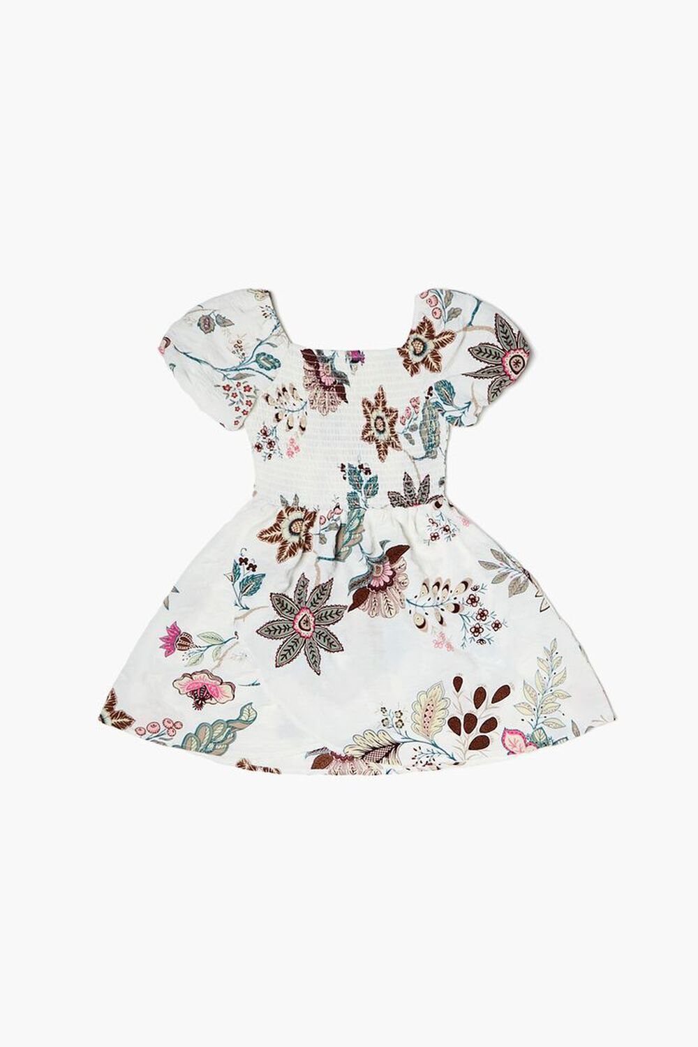 CREAM/MULTI Girls  Floral Print Dress (Kids), image 1