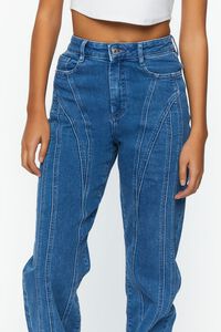 Recycled Cotton Seamed 90s-Fit Jeans, image 4