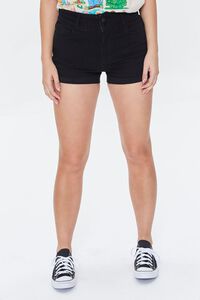 BLACK Uplyfter High-Rise Denim Shorts, image 2