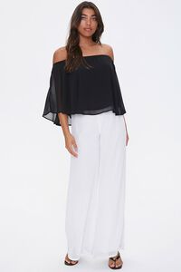 Chiffon Off-the-Shoulder Top, image 4