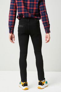 BLACK Distressed Slim-Fit Jeans, image 4