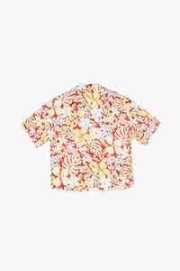 RED/MULTI Girls Tropical Floral Print Shirt (Kids), image 2