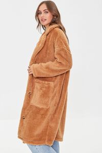CAMEL Faux Fur Teddy Coat, image 2