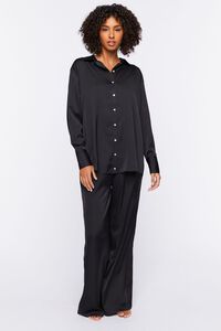 Satin Pajama Shirt, image 4