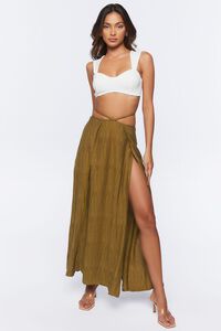BEECH Jacquard Wrap Maxi Skirt, image 5