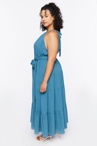 Plus Size Belted Maxi Dress, image 2
