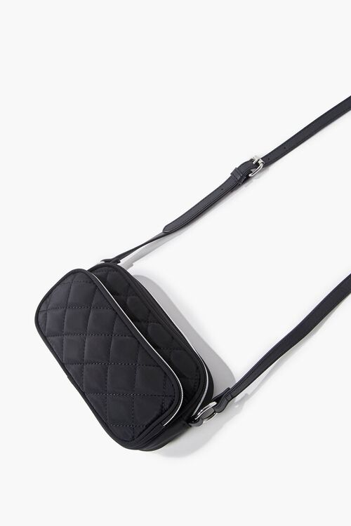 BLACK Quilted Crossbody Bag, image 5